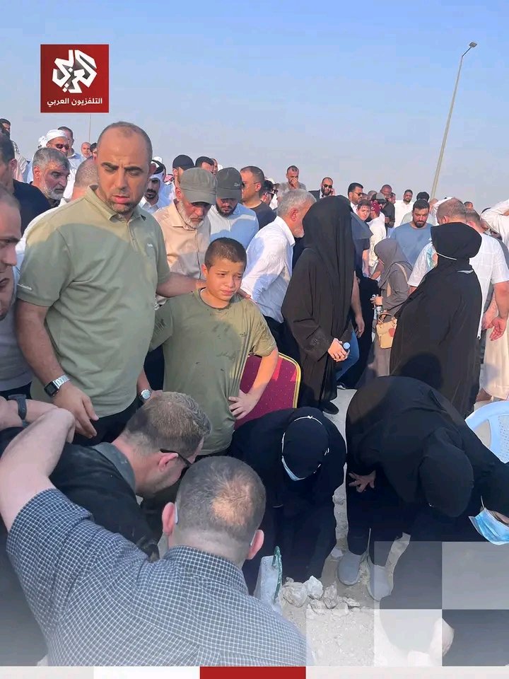 اولین حضور سه رهبر حماس مقابل دوربینها پس از حمله تروریستی اسرائیل (3)