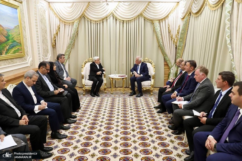 2معاون اول رئیس‌جمهور در دیدار با رئیس‌جمهور ارمنستان