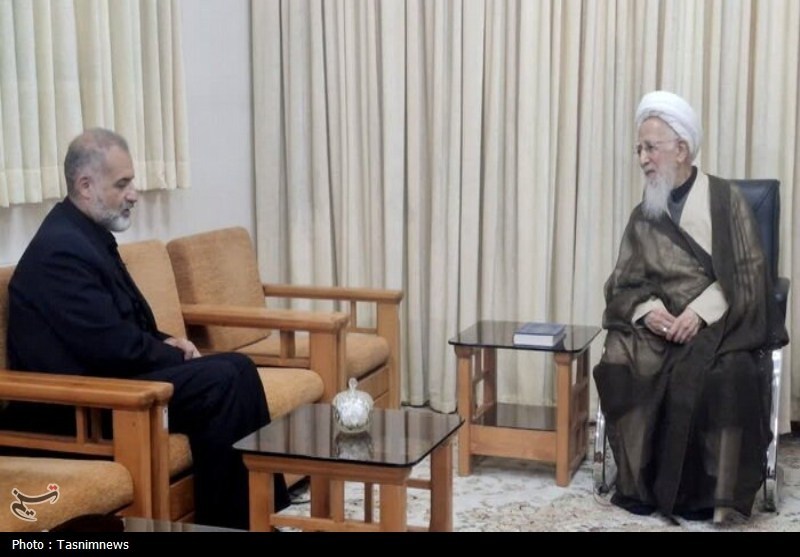 آیت الله جوادی آملی و کاظم جلالی