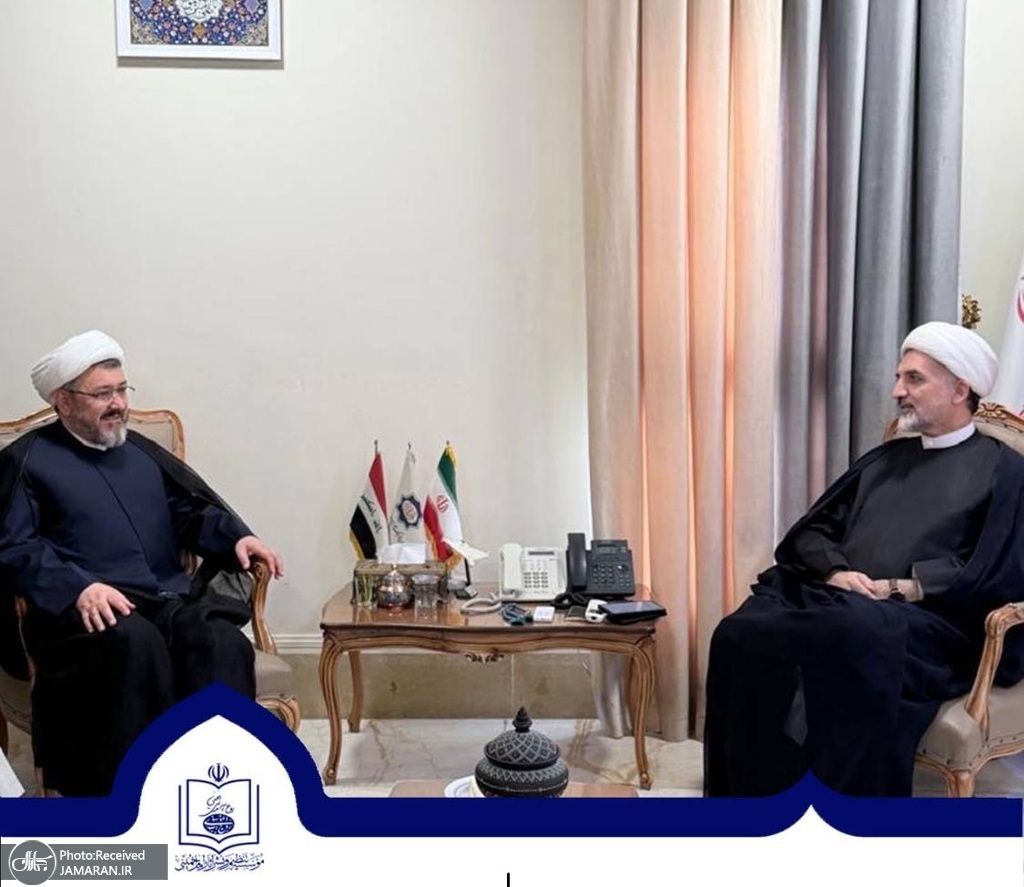 دیدار رئیس مؤسسه تنظیم و نشر آثار امام خمینی(س) با رایزن فرهنگی ایران در عراق (5)