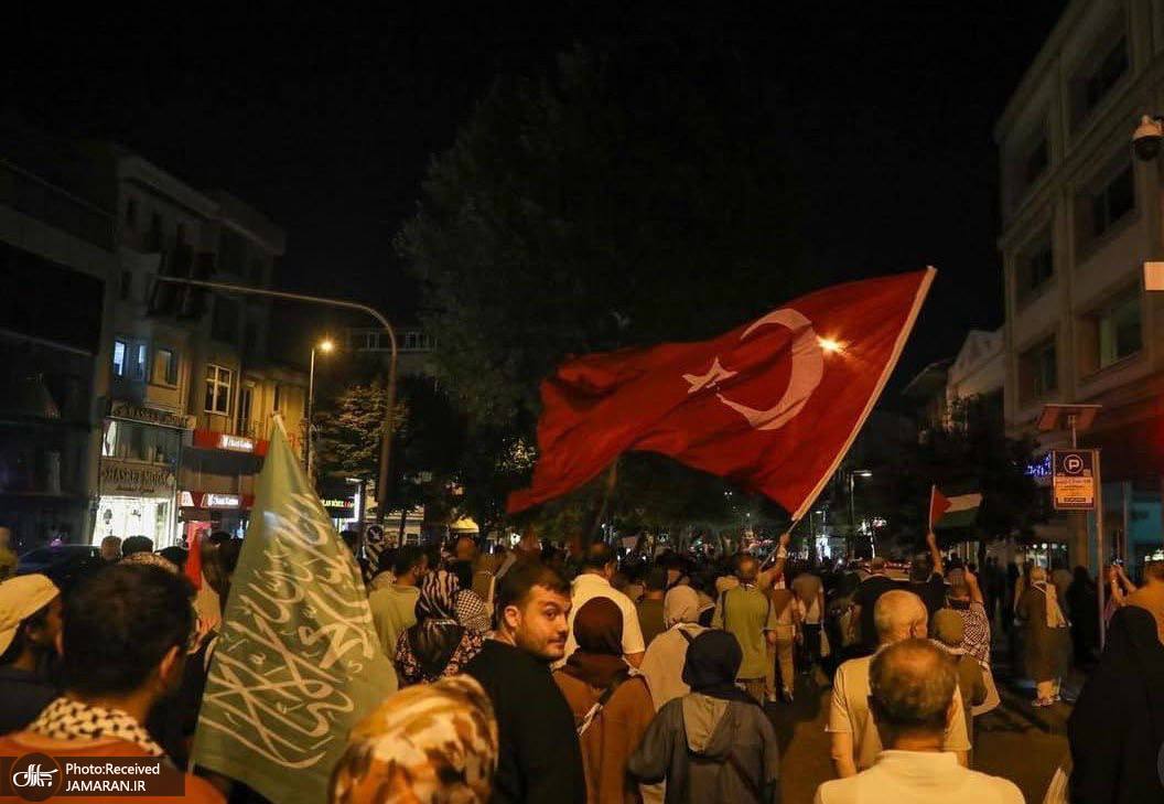 همبستگی مردم استانبول با فلسطینی ها (4)