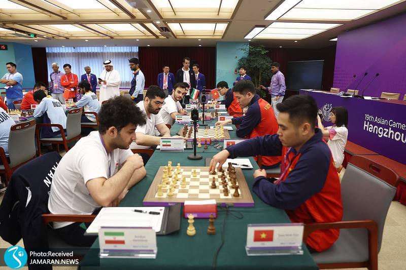 شطرنج مردان ایران بازی های آسیایی ۲۰۲۲