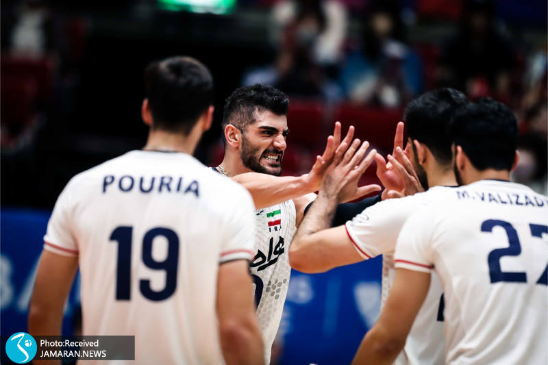 لیگ ملت های والیبال 2023 تیم ملی والیبال ایران امین اسماعیل نژاد