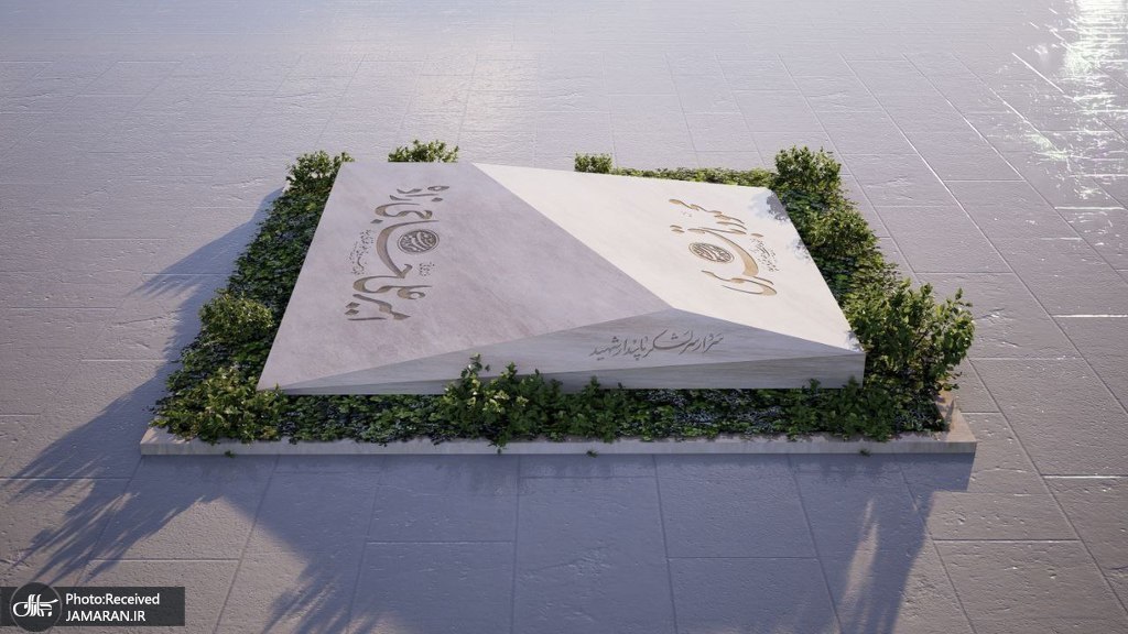 سنگ مزاری مشترک برای شهیدان حاجی‌زاده و محمود باقری (2)
