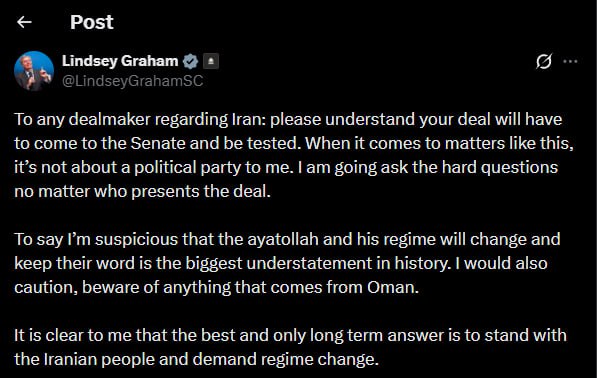 پیام گراهام علیه ایران