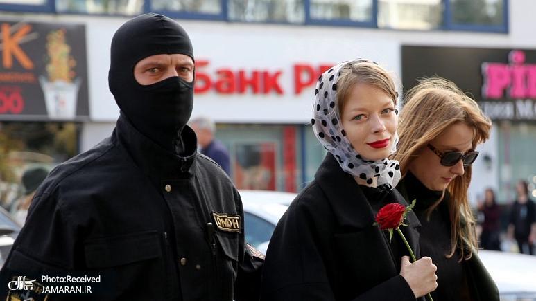 تظاهرات ضد دولتی زنان در مینسک