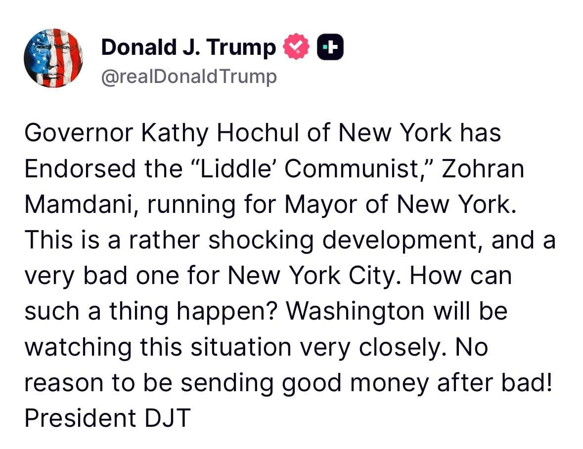 ممدانی دوباره ترامپ را به وحشت انداخت