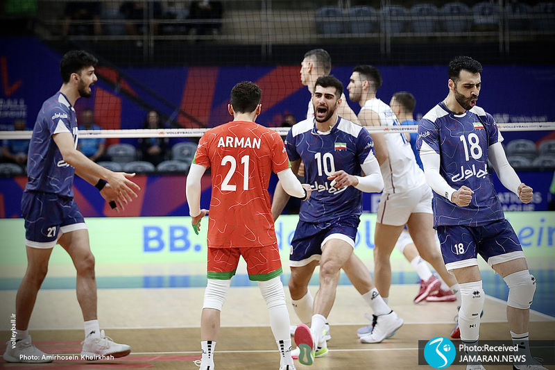 لیگ ملت های والیبال 2024 تیم ملی والیبال ایران امین اسماعیل نژاد