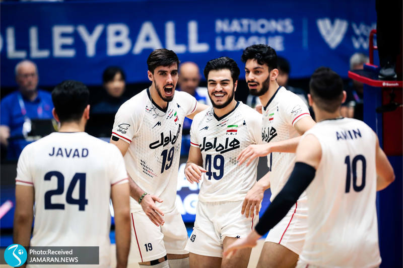 لیگ ملت های والیبال 2023 تیم ملی والیبال ایران