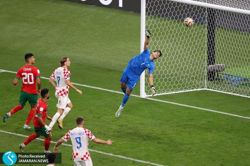 تیم ملی کرواسی جام جهانی 2022 یاسین بونو مراکش کرواسی مراکش