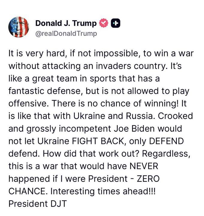 ترامپ روسیه را به حمله تهدید کرد؟