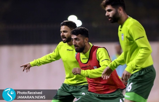 تمرین تیم ملی فوتبال پیش از دیدار با سوریه