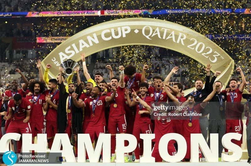 تیم ملی فوتبال قطر فینال جام ملت های آسیا ۲۰۲۳ جشن قهرمانی قطر در جام ملت های آسیا ۲۰۲۳