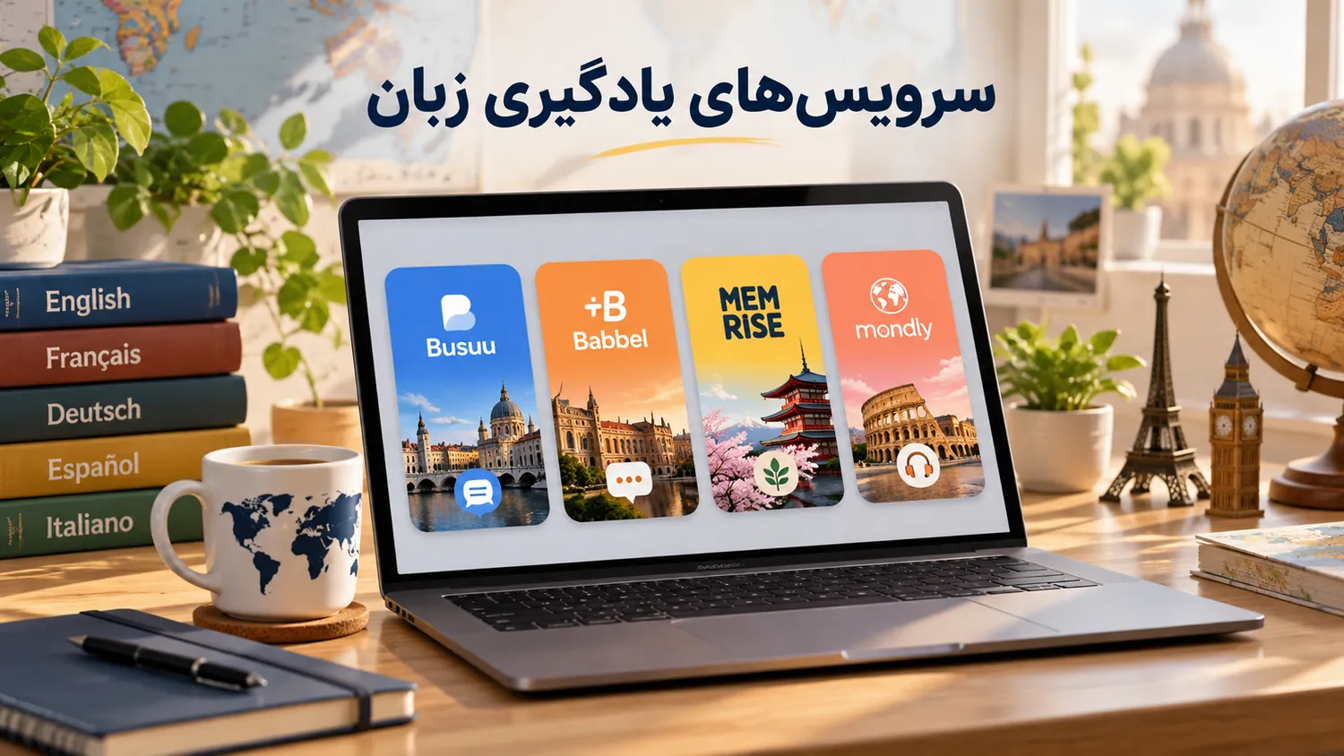 معرفی اپلیکیشن یادگیری زبان و امکانات کاربردی آن (3)