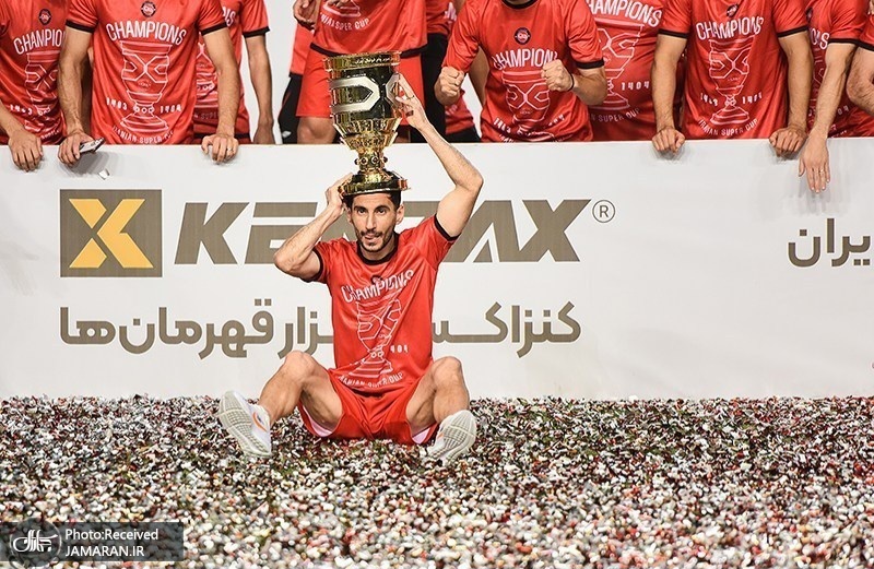 جشن قهرمانی تراکتور در سوپرجام ۱۴۰۴