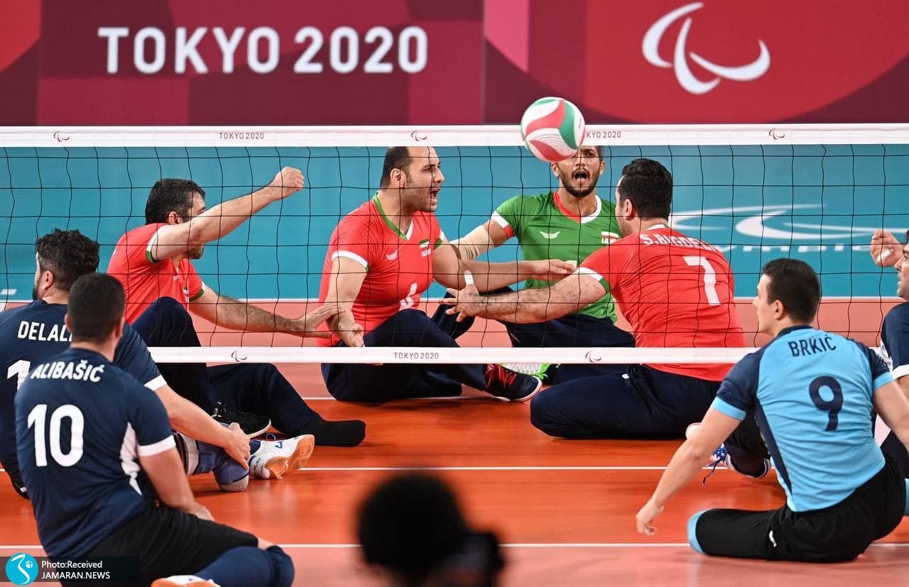 والیبال نشسته ایران و بوسنی در نیمه نهایی پارالمپیک توکیو