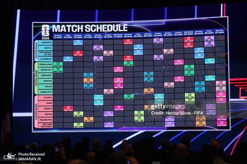 برنامه جام ۲۰۲۶