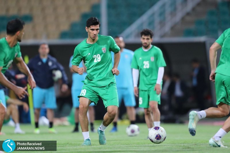 تمرین تیم ملی فوتبال ایران