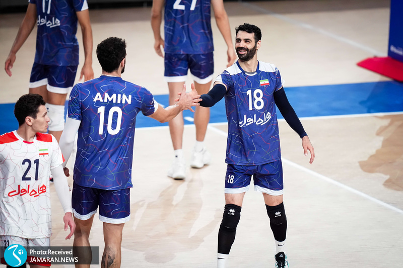 لیگ ملت های والیبال 2024 تیم ملی والیبال ایران محمدطاهر وادی