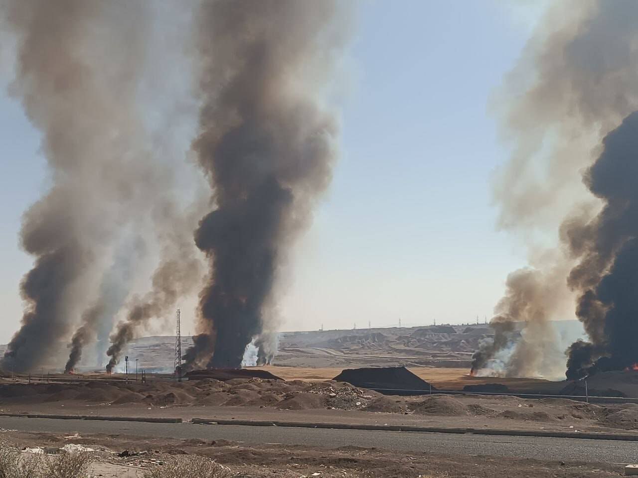 نیزارهای رودشور شهر پرند دچار حریق شد