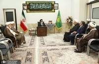 دیدار اعضای شورای سیاستگذاری همایش وکلای شرعی امام خمینی(س) با آیت الله سعیدی