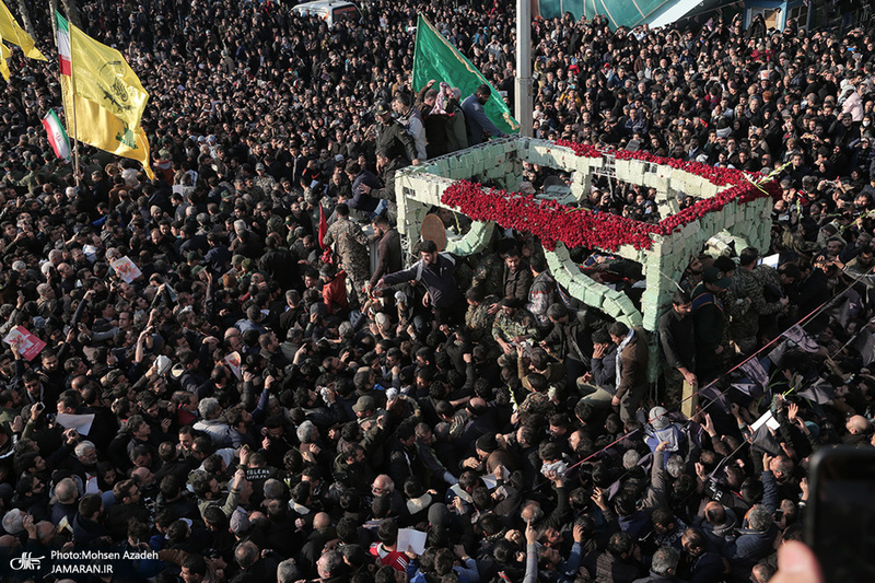 حضور میلیون ها تهرانی در تشییع پیکر مطهر سردار قاسم سلیمانی - 8