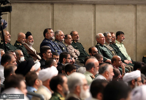 دیدار مسئولان نظام و مهمانان کنفرانس وحدت اسلامی با رهبر معظم انقلاب