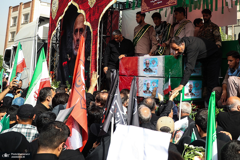 مراسم تشییع شهدای جنگ تحمیلی رژیم صهیونیستی در تهران-6