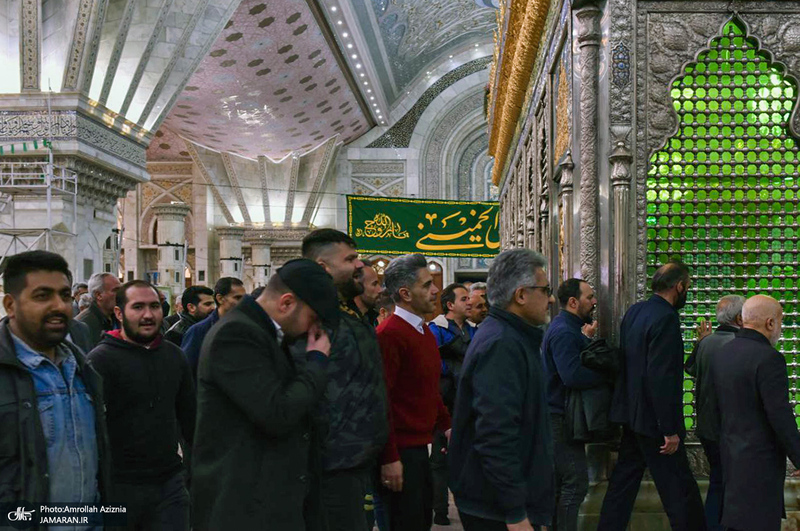 مراسم جشن میلاد امام محمدتقی (ع) کارکنان شهرداری حرم امام خمینی (س)
