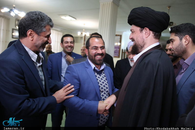 دیدار اعضای بانک قرض الحسنه رسالت با سید حسن خمینی 