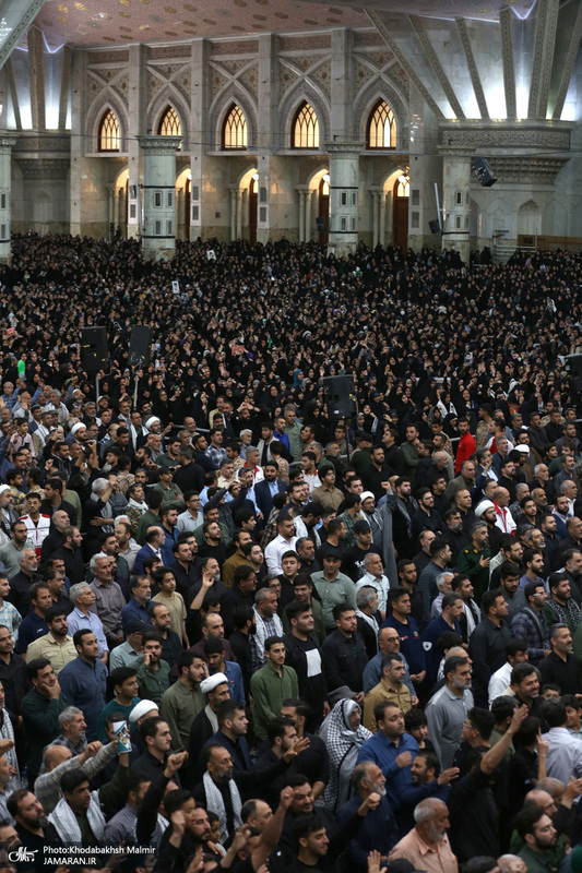 حضور شخصیت‌های سیاسی و مسئولان کشوری و لشکری در مراسم سالگرد ارتحال حضرت امام خمینی (س) -2