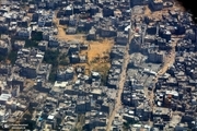 تصاویر جدید از حجم گسترده ویرانی در شهر غزه