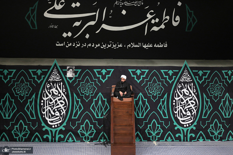 دومین شب مراسم عزاداری حضرت فاطمه‌زهرا (س) در حسینیه امام خمینی