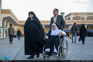 حال و هوای حرم مطهر حضرت معصومه(س) در ایام نوروز 