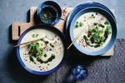 سوپ جو با شیر مخصوص هوای سرد پاییزی + طرز تهیه