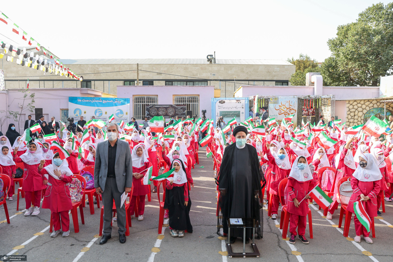 حضور رئیس جمهوری در مراسم بازگشایی مدارس