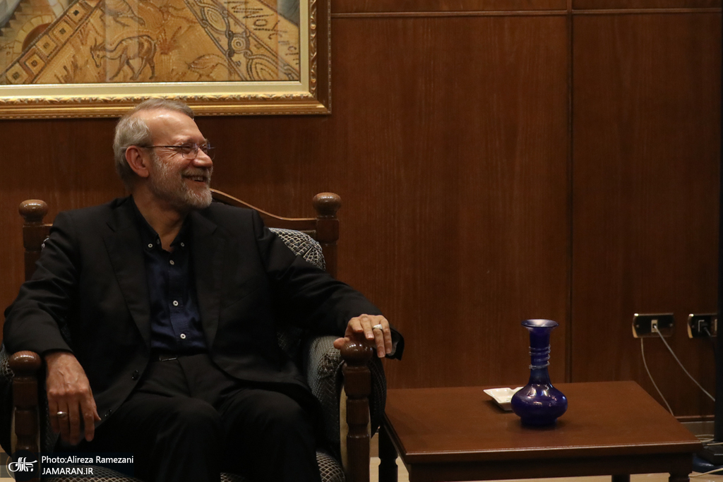 وزیر خارجه قطر با لاریجانی در تهران دیدار کرد