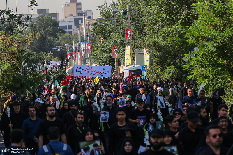 مراسم وداع با رهبر شهید انقلاب در مصلی تهران -2