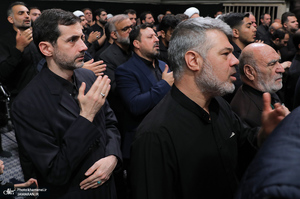 مراسم عزاداری شب شهادت حضرت زهرا (س) در حسینیه امام خمینی(ره)