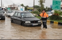 سیلاب و آب گرفتگی در رودسر گیلان