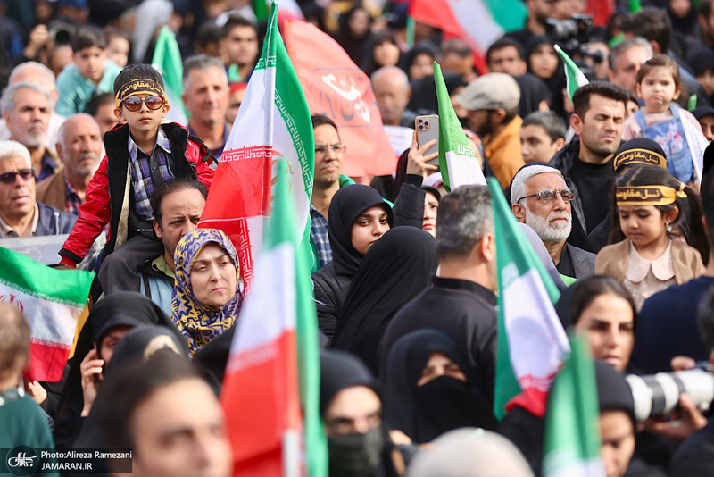 یادبود چهلمین روز شهادت مظلومانه دانش‌آموزان میناب در پی حملات وحشیانه صهیونی-آمریکایی