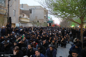 دسته عزاداری شهادت حضرت علی (ع) با حضور آیت‌الله العظمی وحید خراسانی