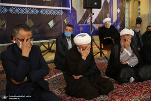 مراسم عزاداری شب عاشورای حسینی(ع) در حرم مطهر امام خمینی(س)