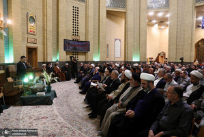 مراسم ختم همسر آیت الله سید علی سیستانی