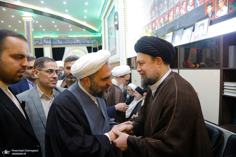 مراسم ختم همسر شهید آیت الله سید مصطفی خمینی (ره) -1