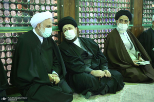 تجدید میثاق رئیس قوه قضاییه و مسئولان قضایی با آرمان‌های امام خمینی(س)