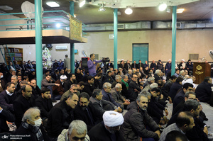 مراسم بزرگداشت آیت الله موسوی بجنوردی (ره) در حسینیه جماران - 1