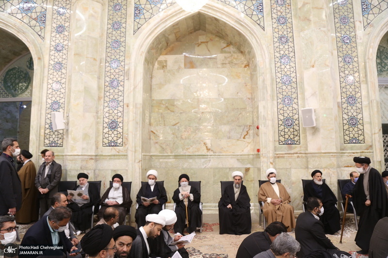 مراسم بزرگداشت آیت الله ری شهری (ره) در مسجد اعظم قم‎