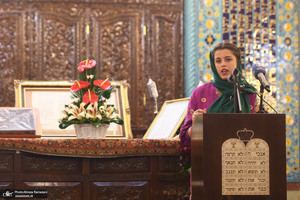 مراسم ادای احترام جامعه کلیمیان به مقام شامخ حضرت امام خمینی (س)