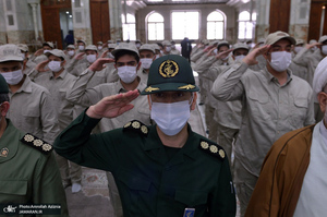 تجدید میثاق فرزندان کارکنان آماد و پشتیبانی سپاه با آرمان‌های حضرت امام(س)